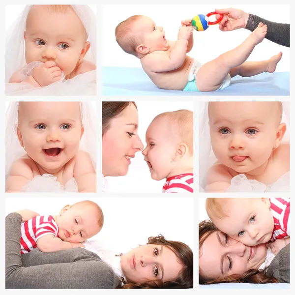 Woman with newborn baby Royalty Free Stock Photos