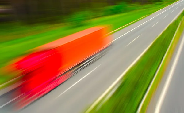 高速道路のトラック — ストック写真