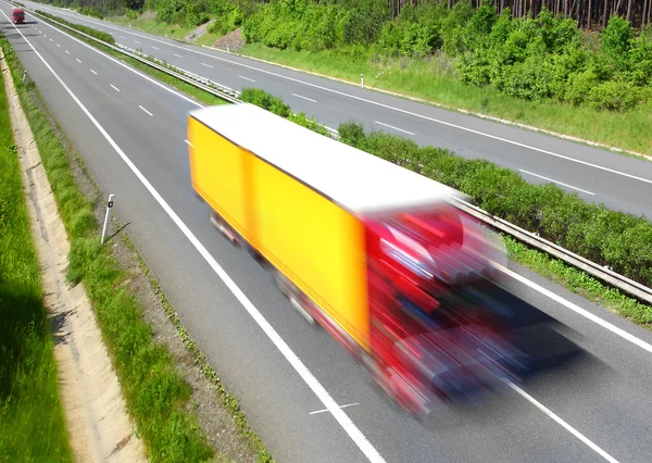 Truck on highway — Stock Photo, Image