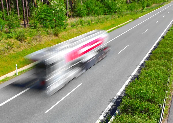 Truck on highway — Stock Photo, Image