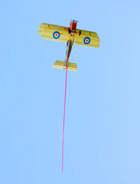 Homemade radio control aircraft with electric motor. — Stock Photo, Image