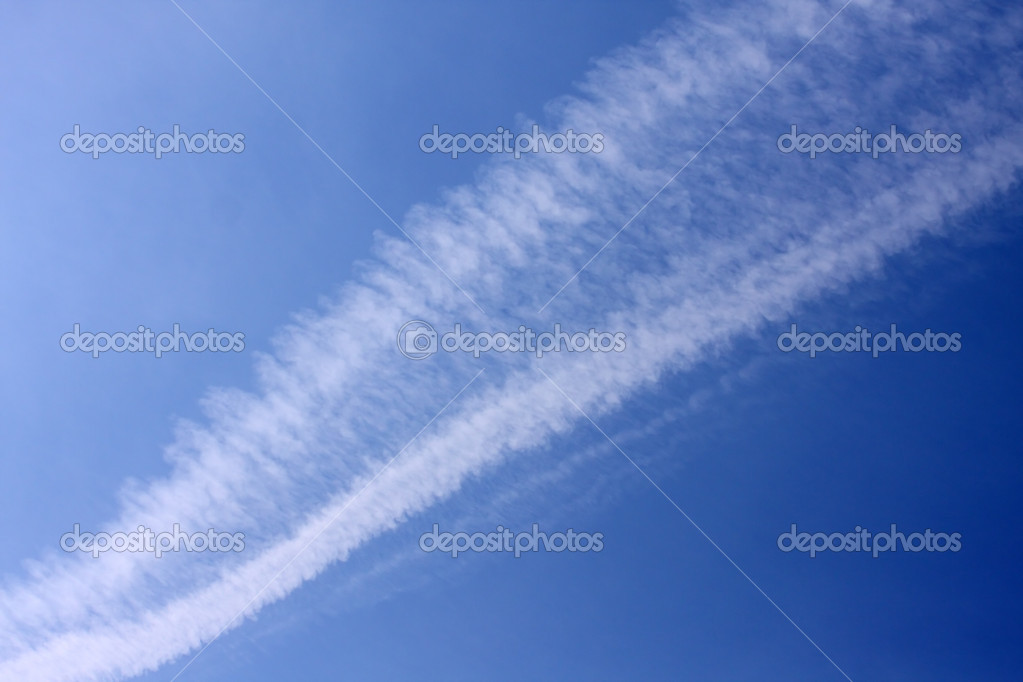 Vapour trails background Stock Photo by ©vladvitek 33508931