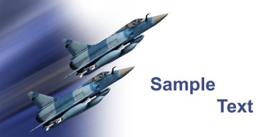 Two jets clipart