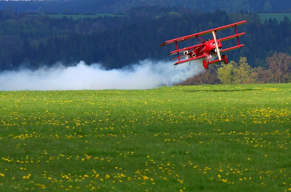 Triplano storico Fokker Dr.1 — Foto Stock