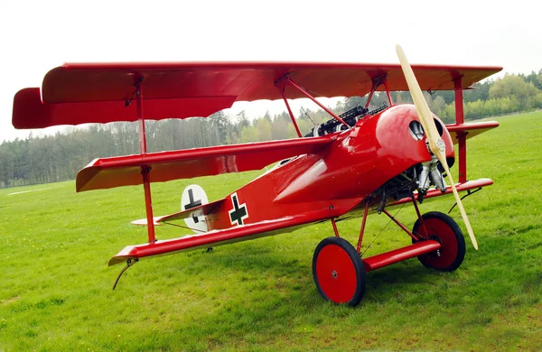 Tarihi triplane fokker dr.1 — Stok fotoğraf