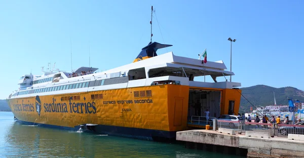 Navio de passageiros de luxo Corsica Express Seconda — Fotografia de Stock