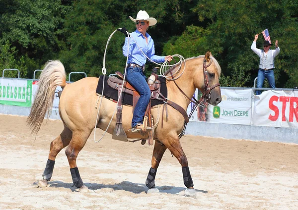 Azonosítatlan cowboy — Stock Fotó