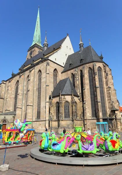 Easter market in Pilsen — Stock Photo, Image