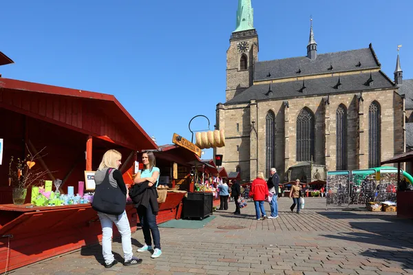 Easter market in Pilsen — Stock Photo, Image