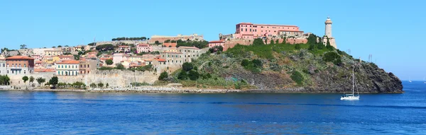 Vista panorâmica do Portoferraio na ilha de Elba — Fotografia de Stock