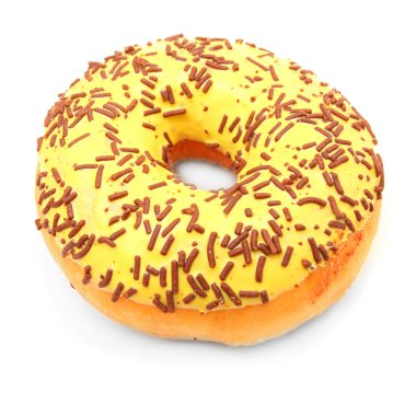 kakao sprinkles ile vanilya sırlı poğaça