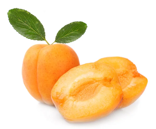 Čerstvé zralé meruňky. — Stock fotografie