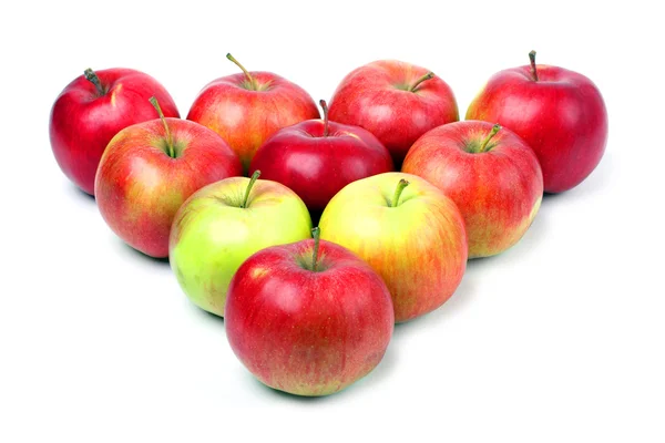 Verse rode appels — Stockfoto