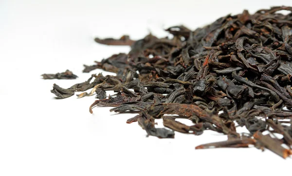 Dry black Puerh tea — Stock Photo, Image