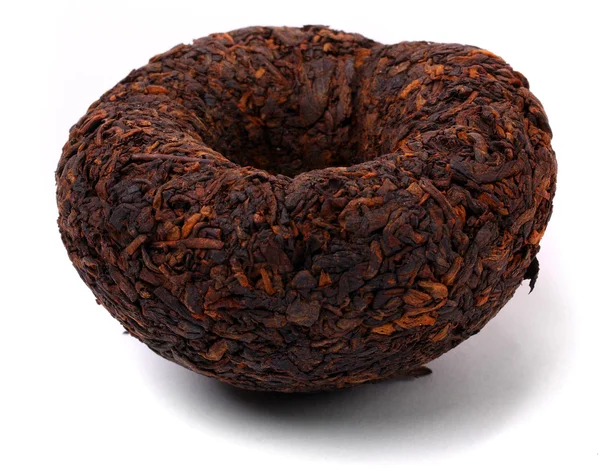 Aromatische zwarte pu-erh thee uit de provincie yunnan in china. — Stockfoto