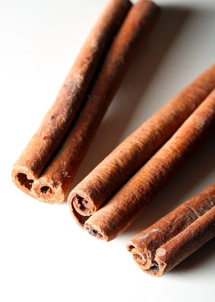 Three cinnamon sticks — Stock Photo, Image