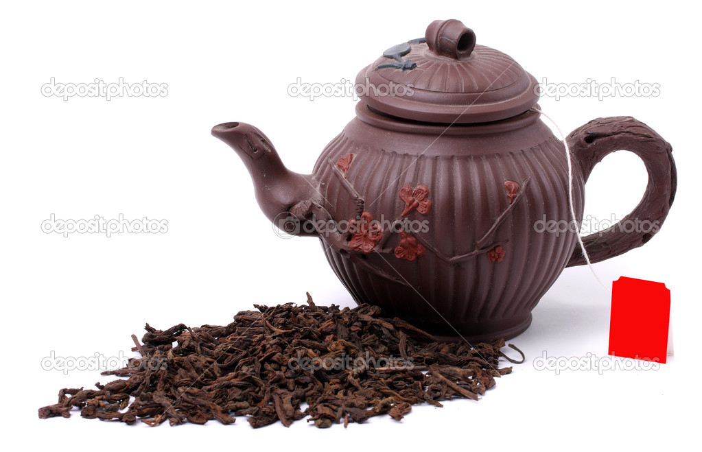Aromatic black pu-erh tea