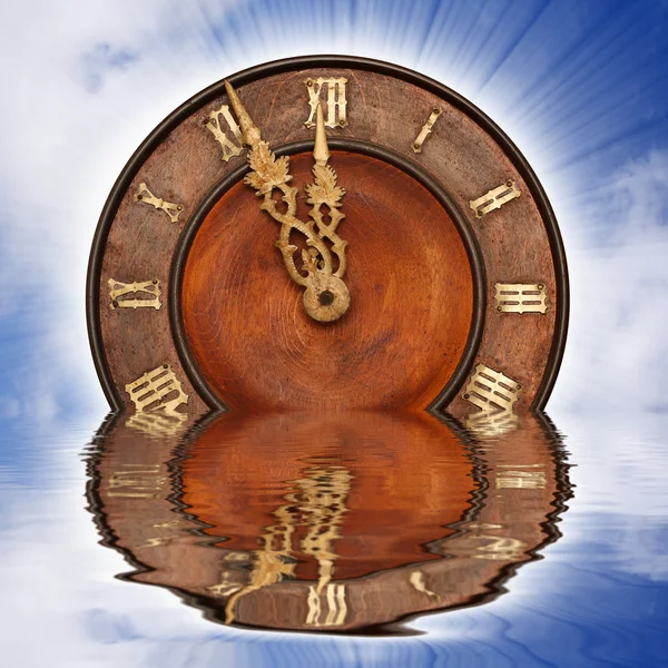 Sinking clock — Stock Photo, Image