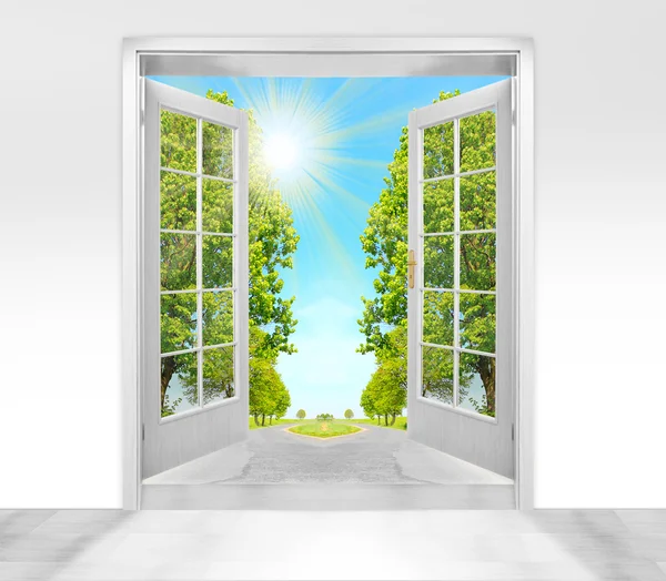 Opened door — Stock Photo, Image