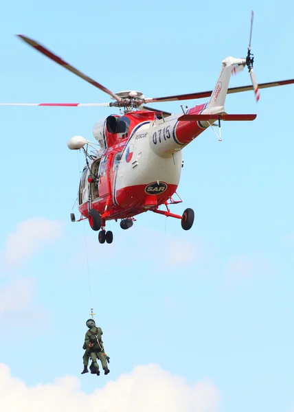 Rescue helicopter W-3A Sokol — Stock Photo, Image