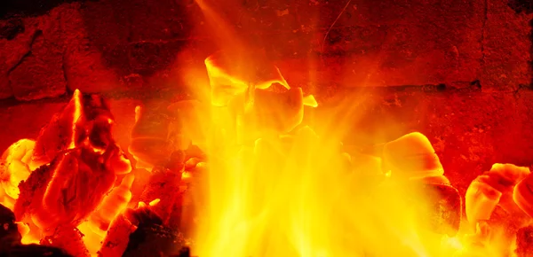 Bild eines Feuers. — Stockfoto