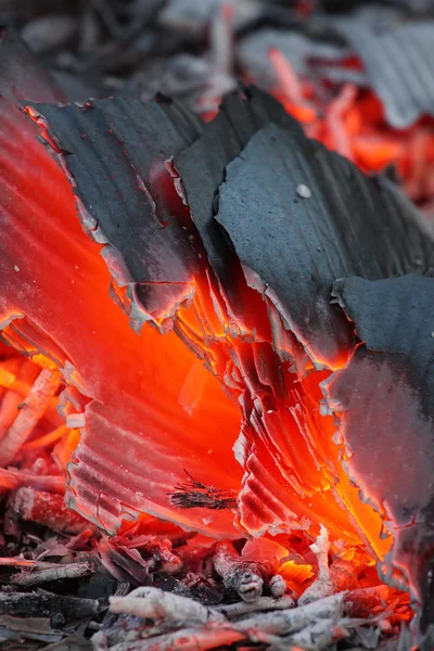 Hořící papírový odpad — Stock fotografie