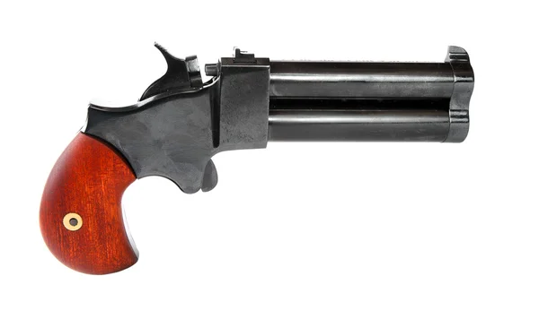 Pistola a mano derringer a percussione da 5 cal — Foto Stock