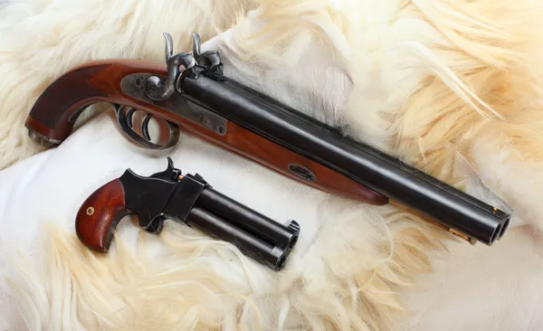 Pistolas retro — Foto de Stock