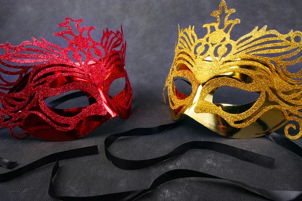 Maskers voor maskerade ingericht — Stockfoto