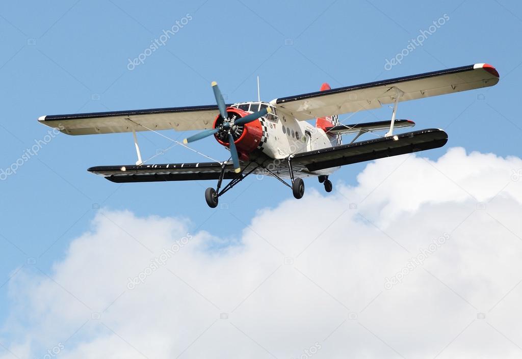 Famous historic plane paradropper Antonov An-2