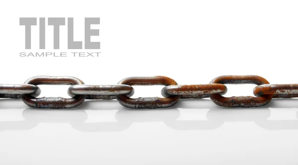 Rusty chain — Stock Photo, Image