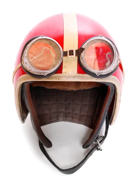 Retro-Helm mit Brille — Stockfoto