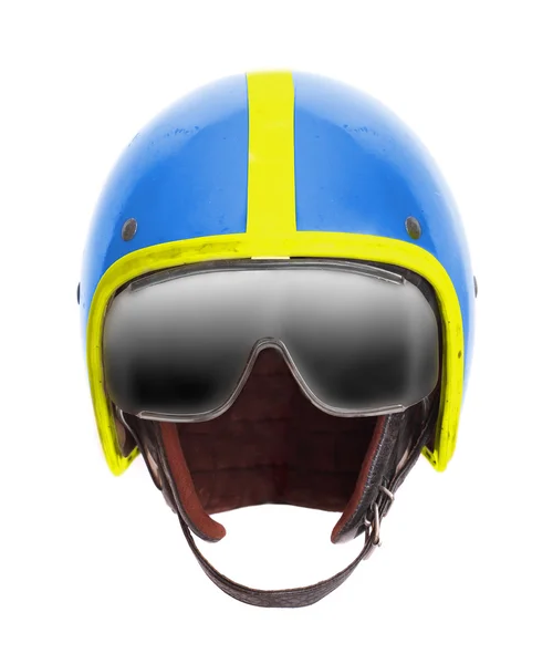 Retro pilot helm met bril — Stockfoto