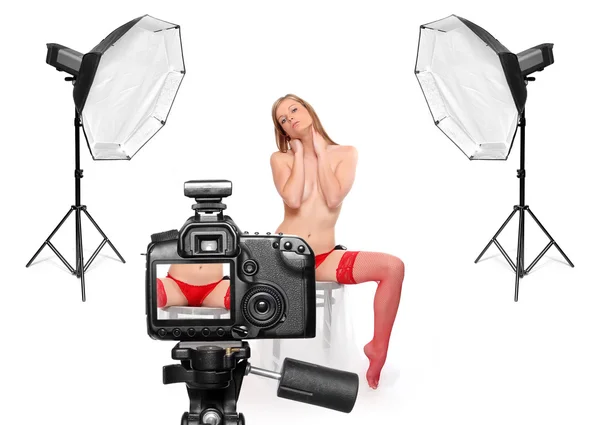 Jong sexy meisje — Stockfoto