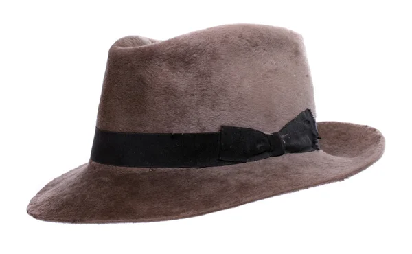 Kahverengi şapka — Stok fotoğraf