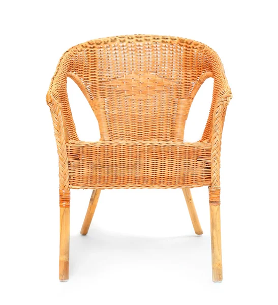 Eski hasır sandalye — Stok fotoğraf