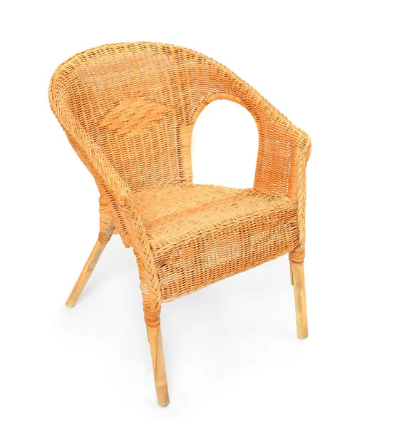 Old wicker chair — Stock Photo, Image