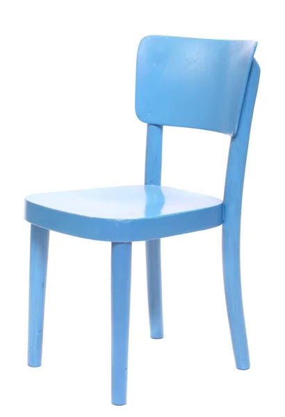 Klassischer blauer Stuhl — Stockfoto
