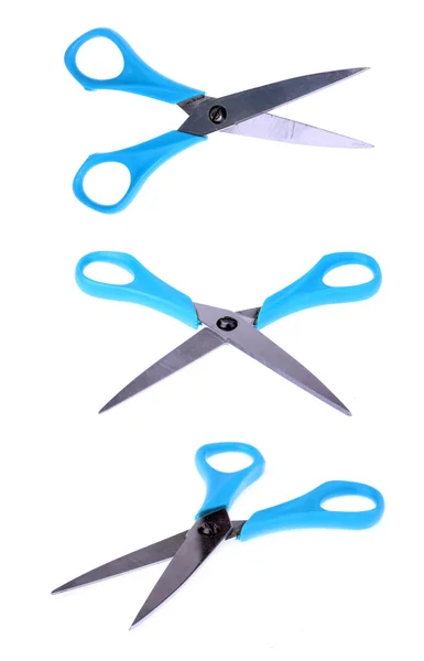 Blue scissors — Stock Photo, Image