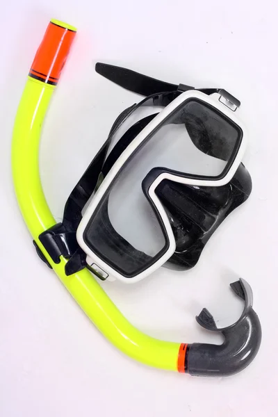 Snorkel en masker voor duiken — Stockfoto