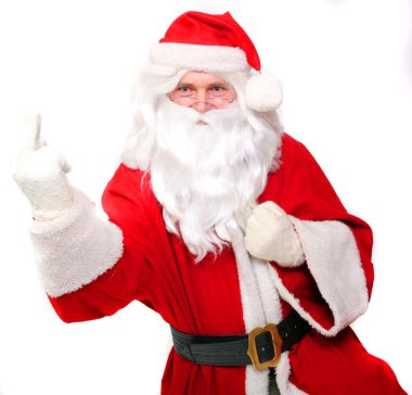 Santa gösteren orta parmak
