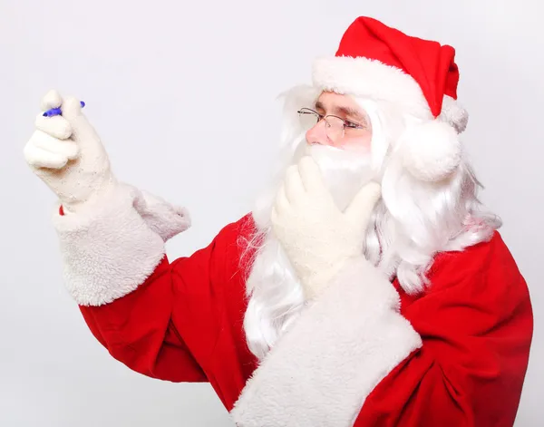 Santa writes — Stock Photo, Image