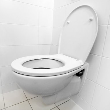 modern bir banyo klozet.