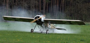 tarihi fokker eindecker uçak