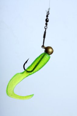Fishing lure green clipart