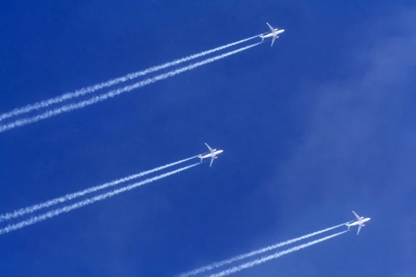Tre aerei — Foto Stock