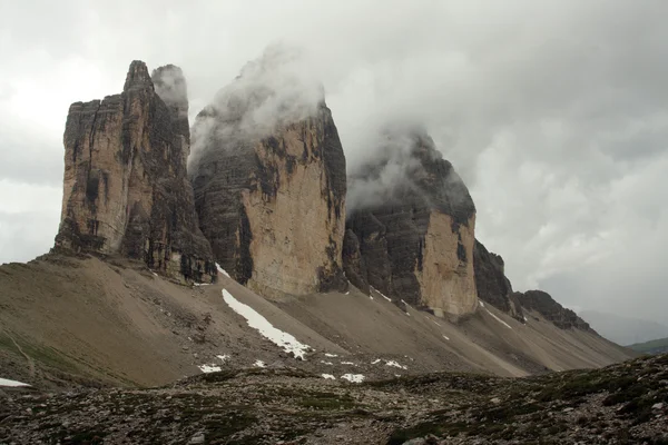 Kötü hava dolomiti dağ — Stok fotoğraf