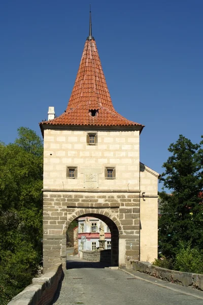 Torre nella città di Stribro — Foto Stock