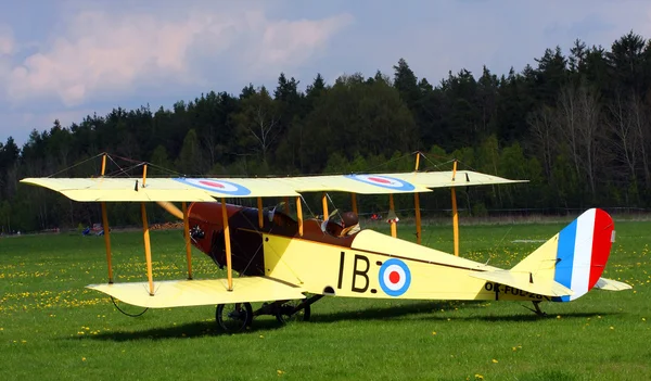 Historiska plan curtiss jn-4 — Stockfoto