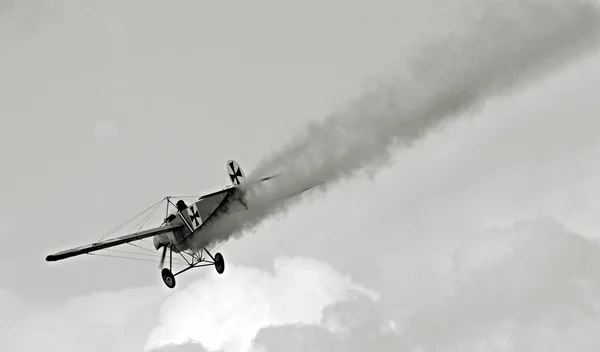 Zabytkowy samolot fokker eindecker — Zdjęcie stockowe